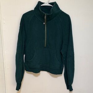 Lululemon Oversized Scuba Half Zip - M/L - Storm Teal